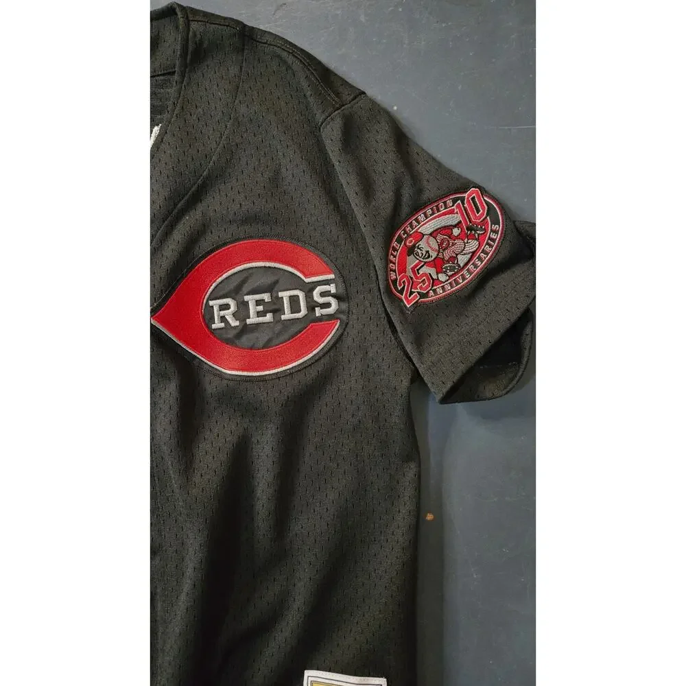 Mitchell And Ness MLB Cincinnati Reds Ken Griffey Jr. #30 Jersey Men's Size M